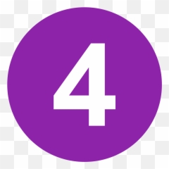 Fileeo Circle Purple White Number - 4svg Wikimedia Commons Ttc Line 4 Logo Emoji,Lilac Emoji