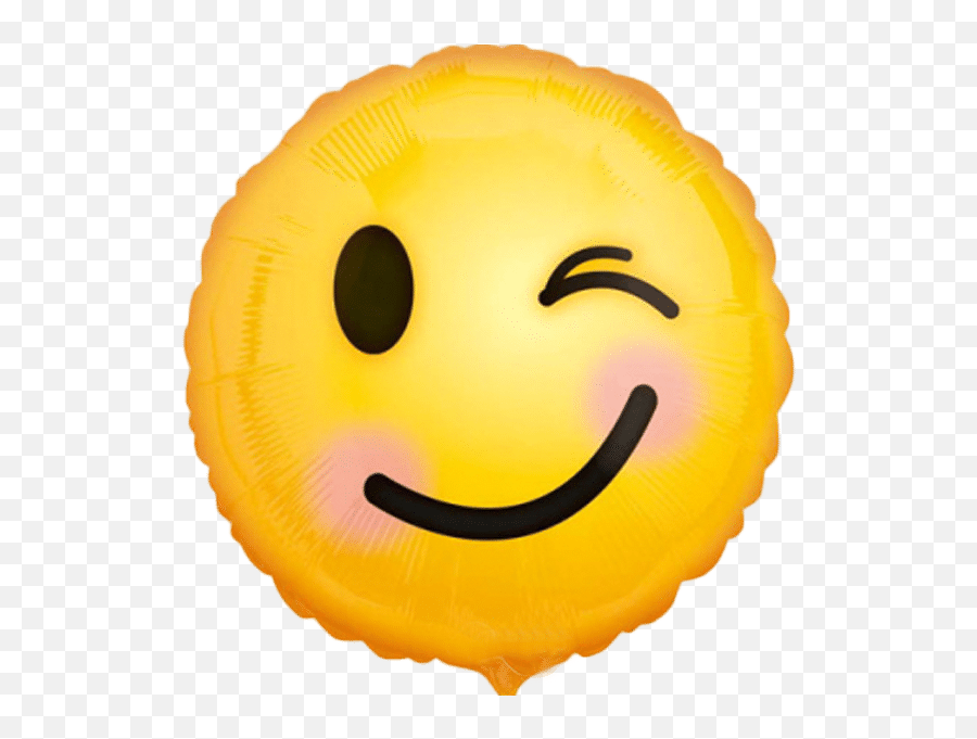 Koop Nu Ballon Knipoog Emoticon Bij - Happy Emoji,Emoticon Knipoog