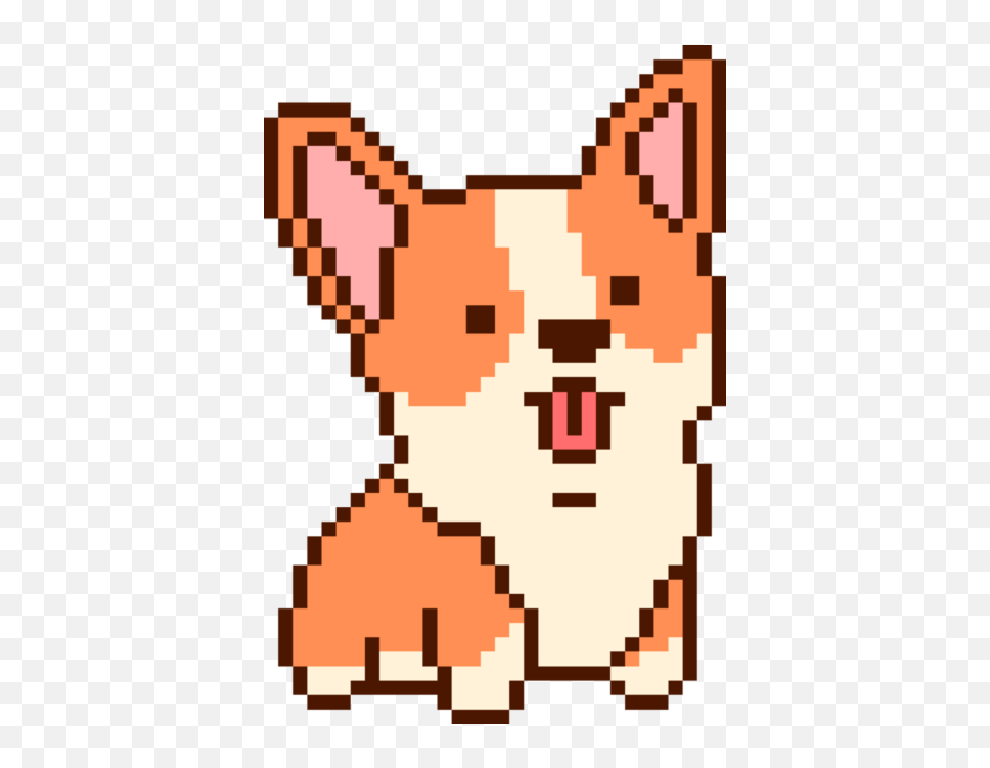 Pixel Art Cute Pet Emoji,Emoji Pop 104