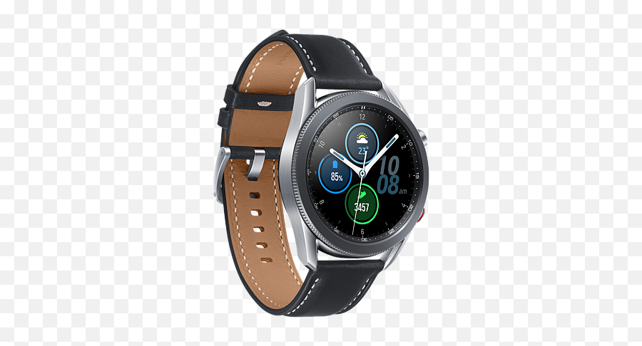 Išmanusis Laikrodis Samsung Galaxy Watch 3 Lte 45 Mm - Samsung Galaxy Watch 3 Silver Emoji,Samsung Rose Emoji