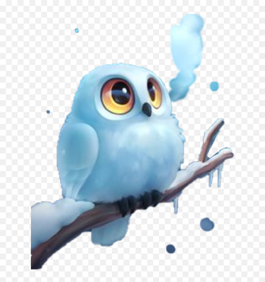 Owl Winter Snow Branch Scowls Owls - Fondos Animales Tiernos Emoji,Scowl Emoji
