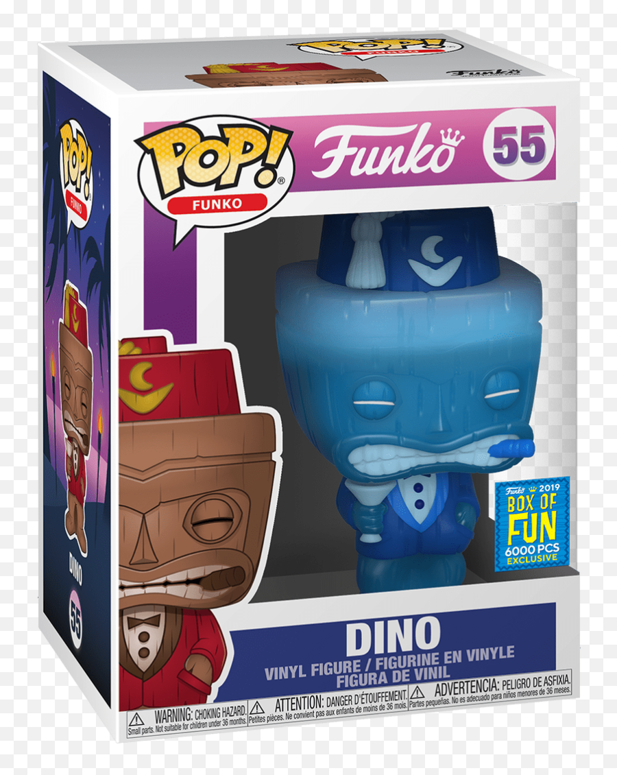 2019 Fundays Funko Pop Dino Blue Translucent Exclusive Vinyl Figure - Le 6000pcs Figurine Pop The Last Of Us Emoji,Vinyl Toy + Change Emotions