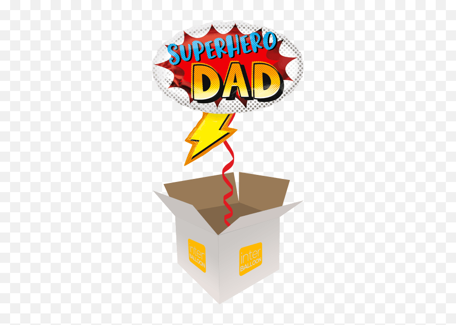 Northumberland Helium Balloon Delivery In A Box Send - Cardboard Box Emoji,Thunderbolt Emoji