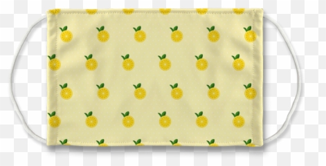 Time For Lemons Yellow Face Mask - Serveware Emoji,Korean Emoticons Cat Text
