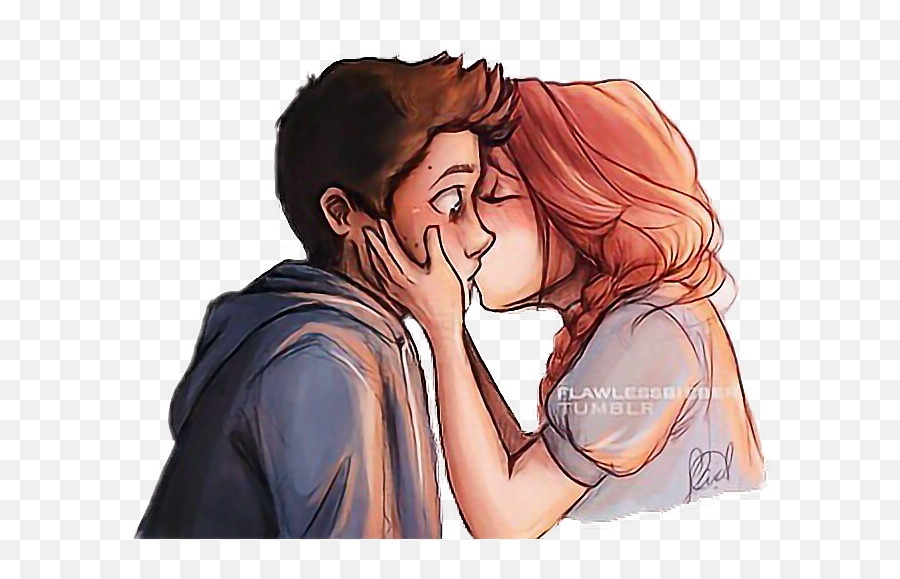 Stidya Teenwolf Comic Stilesstilinski Sticker By Amw - Boyfriend Draw Emoji,How To Remove The Two Men Kissing From My Phone Emojis