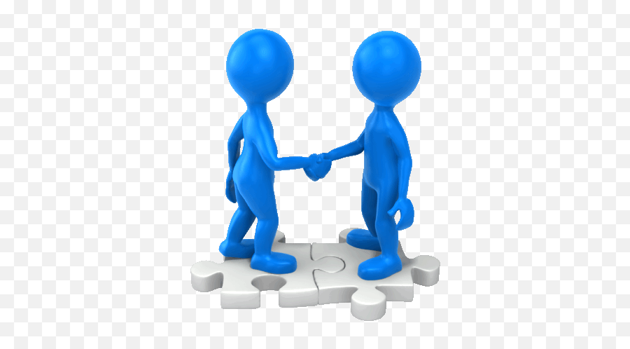 Handshake Gifs - Teamwork Stick Figure Png Emoji,Agreement Handshake Emoticon