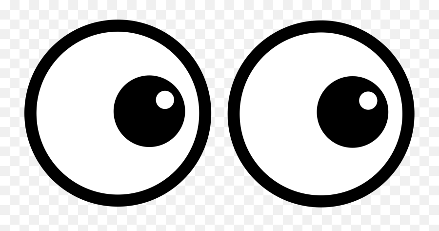 Big Cartoon Eyes Eye Cartoon Images Free Download Clip Art - Transparent Cartoon Eye Png Emoji,Big Eye Emoji