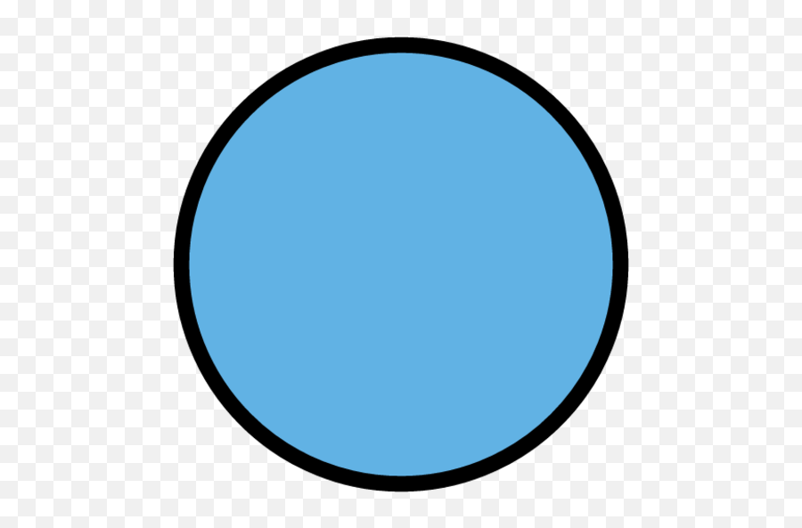 Blue Emoji - Logo Lingkaran Warna Biru,Pictures Made With Colored Circles Emojis