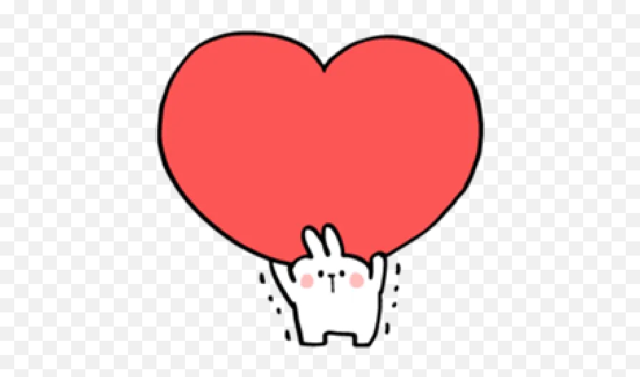 Spoiled Rabbit Heart 1 Whatsapp - Spoiled Rabbit Heart Emoji,Rabbit Heart Emoticon