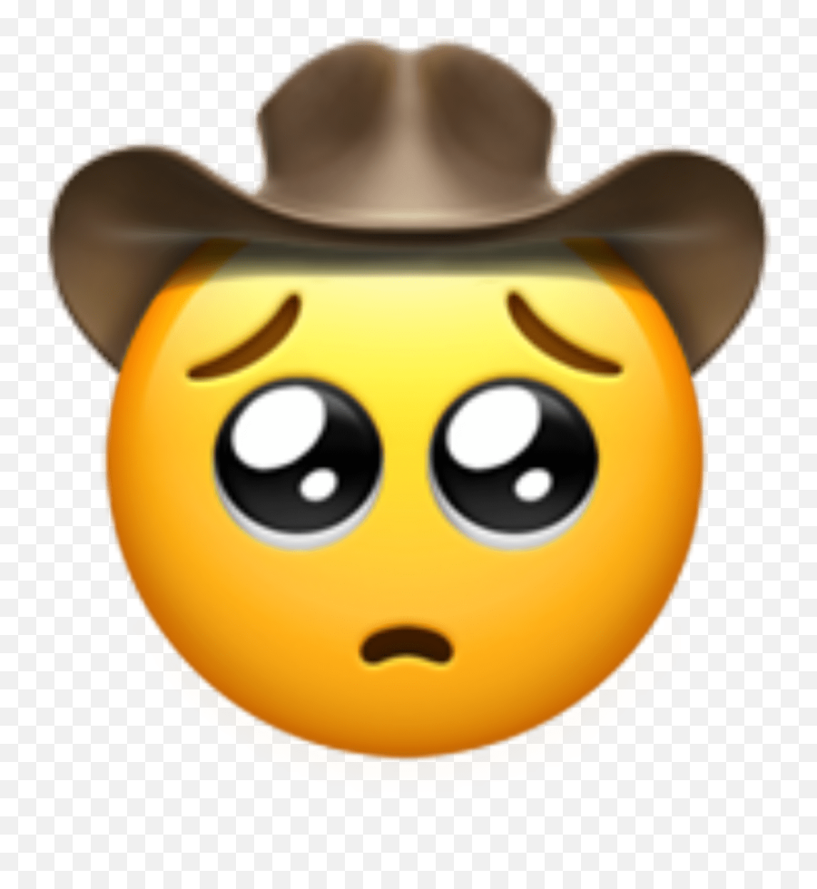Sad Cowboy Emoji Png - Novocomtop Sad Cowboy Emoji Transparent,Cowboy Thonk Emoji