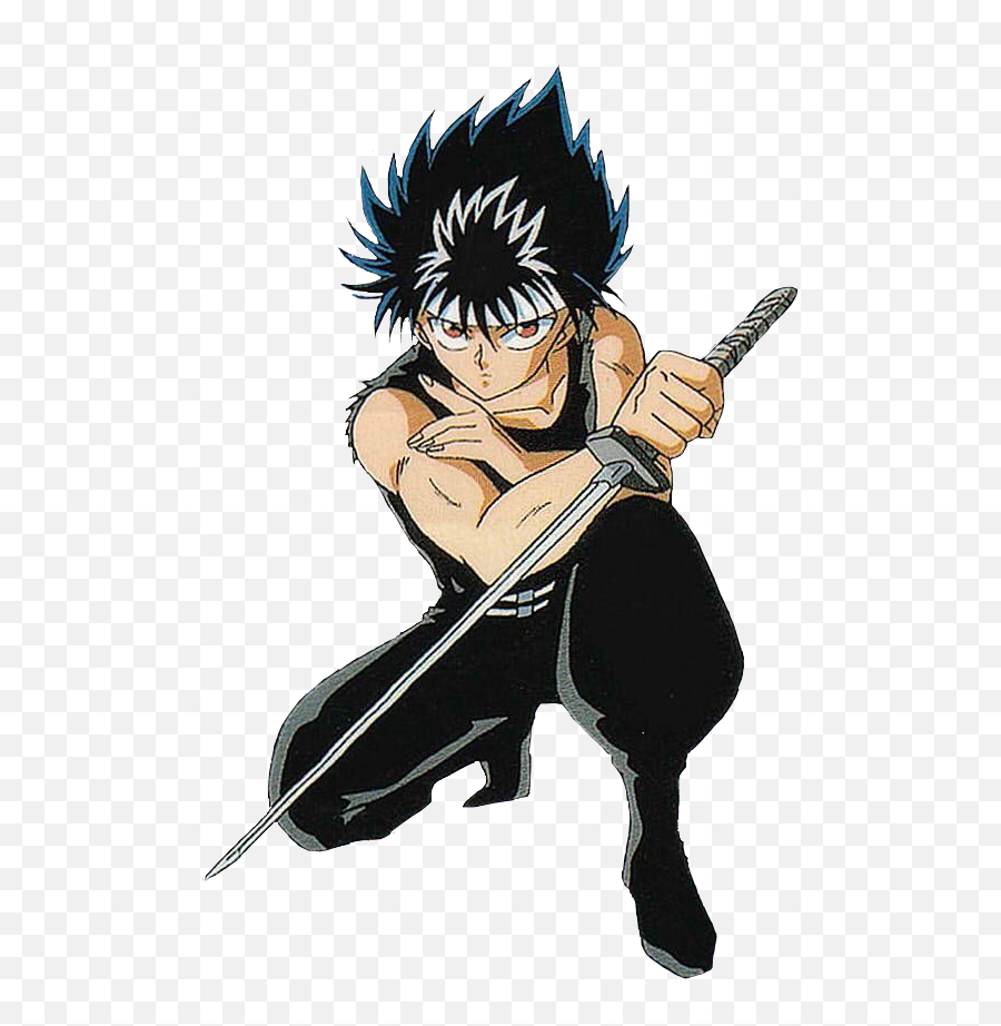 Yuyuhakusho Hiei Shonen Demon Senpai - Fictional Character Emoji,Yu Yu Hakusho Emojis