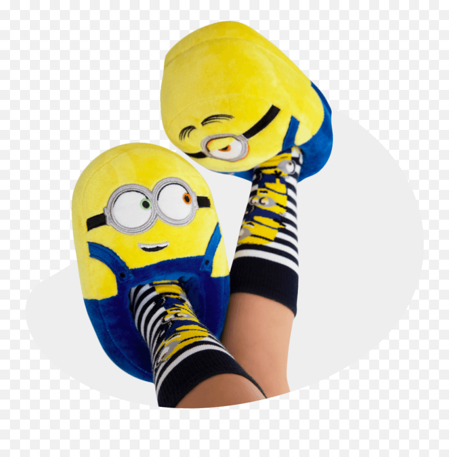 Pantufa Infantil Minions - Puket Mobile Happy Emoji,Emoticon Gatinho