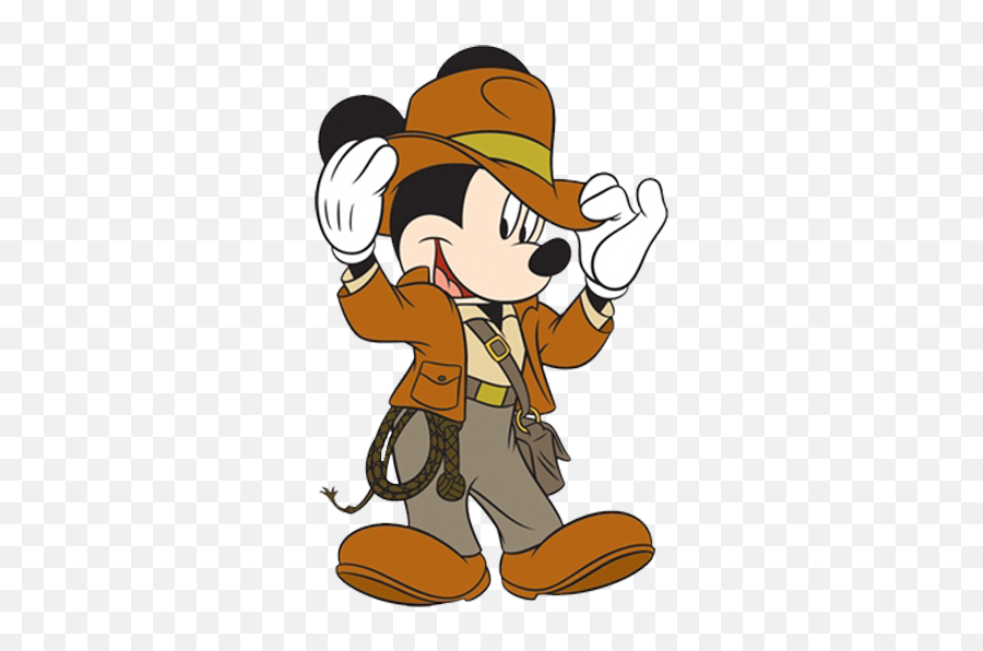 Imagens De Mickey Mouse - Indiana Jones Clipart Emoji,Emojis De Piratas Pra Descargar