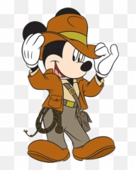 Imagens De Mickey Mouse - Indiana Jones Clipart Emoji,Emojis De Piratas Pra Descargar