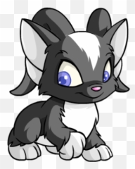 Skunk Acara Rainbow Pool Neopets Wardrobe - Acara Neopets Emoji,Pokemon That Feed On Emotion