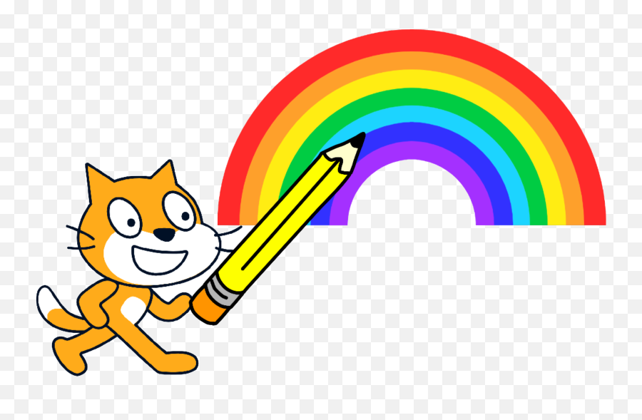 Bit - Rainbow With Six Colors Emoji,How To Get Scratch.mit.edu Emojis