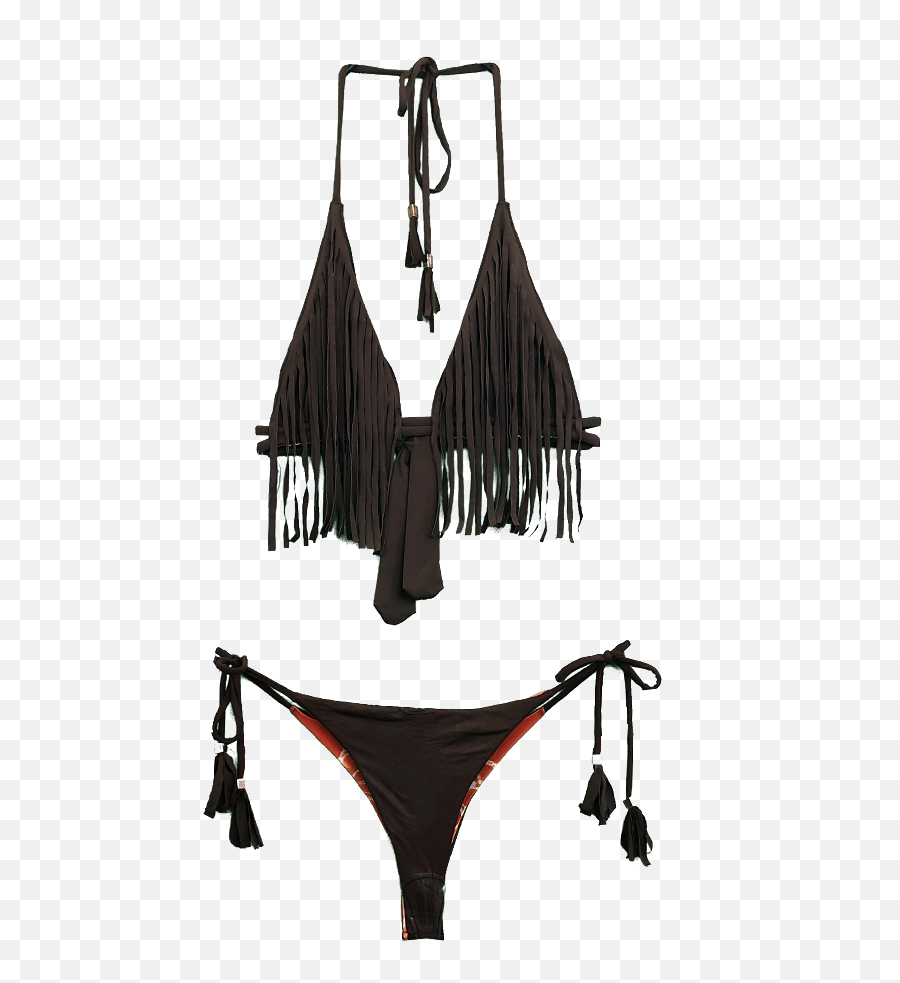 Bikini - Solid Emoji,Bikinis Emojis Black