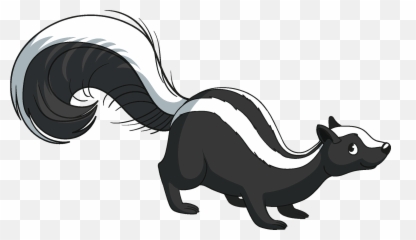 Skunk Clipart - Skunk Clipart Black And White Emoji,Skunk Emoji