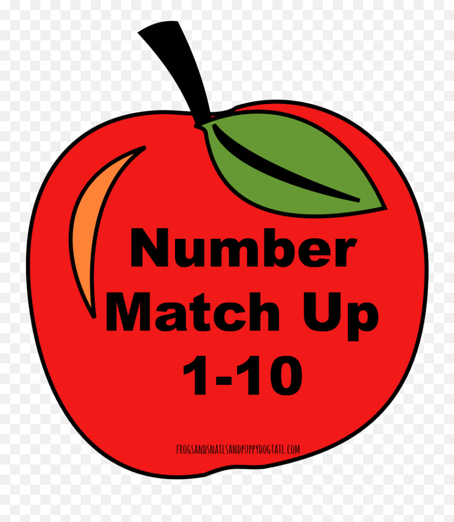 Apple Number Match Up Activity - Fspdt Apple Numbers For Kids Emoji,Proud Emotion Pec Boardmaker