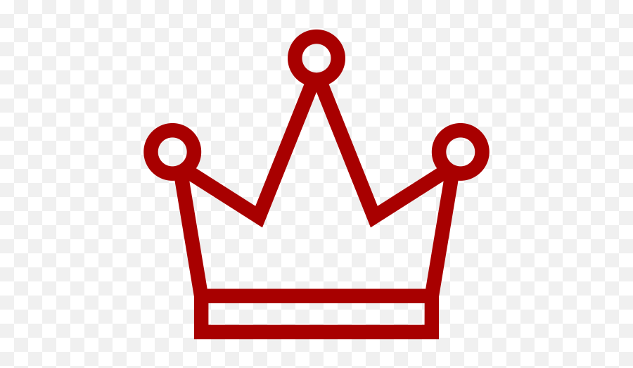 Símbolo De Corona Roja Icono Png Emoji,Simbolo Emotion Coroa