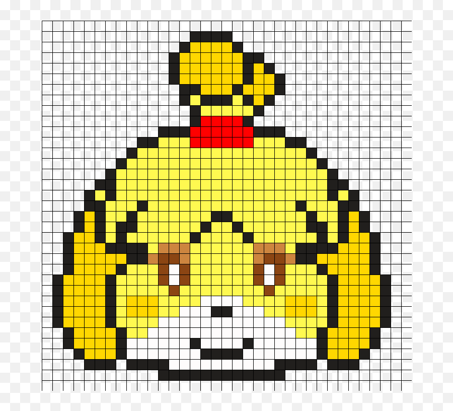 Acnl Isabelle Perler Bead Pattern Bead Sprites Emoji,Shock Emotion Acnl