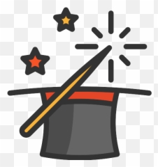Magician Hat Vector Svg Icon 2 - Png Repo Free Png Icons Emoji,Magician Hat With Wand And Rainbow And Emojis