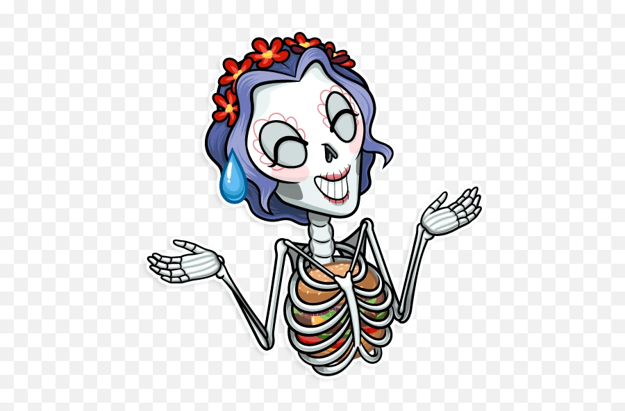 Sticker Maker - Spooky Emoji,Spooky Skeleton Emoji Png