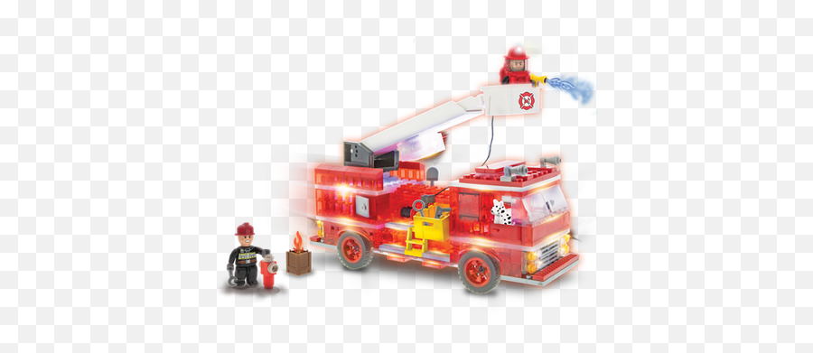 Laser Pegs Rally Garage - Double Play Emoji,Firemen And Their Emotions