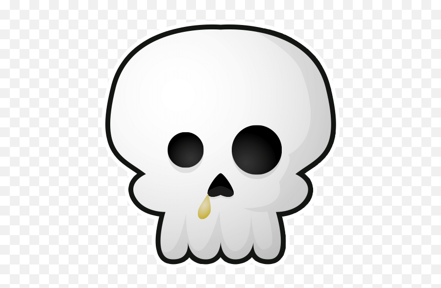 Skull Emoji By Marcossoft - Sticker Maker For Whatsapp,Different Bone Emojis