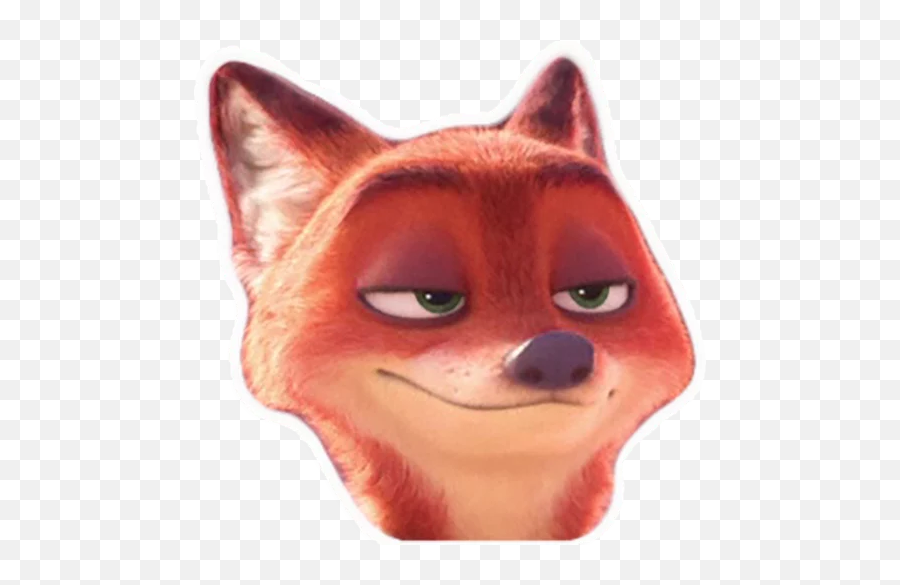 Telegram Sticker From Nickwilde Pack Emoji,Foxface Emoji