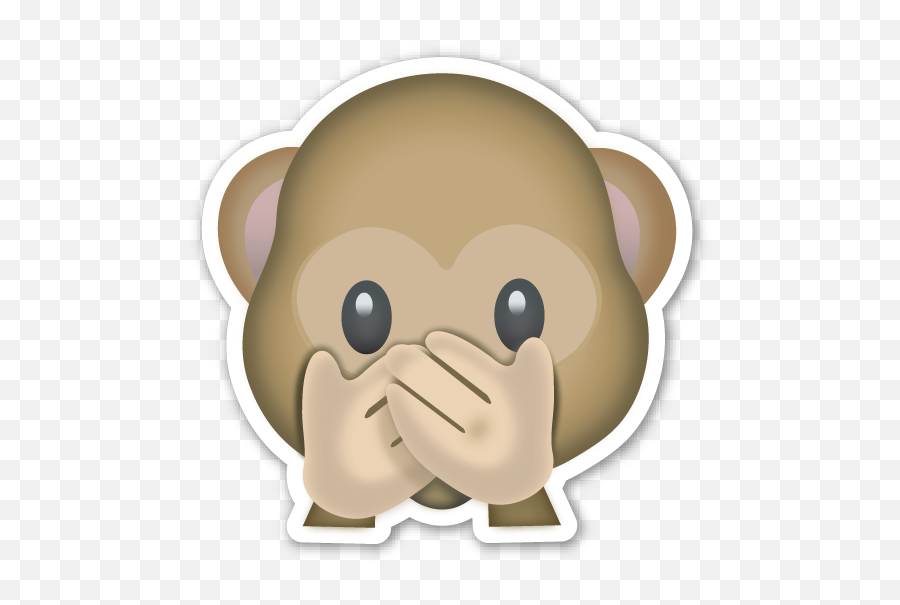 Emoji Chango Png Transparent Images - Silent Monkey Emoji Png,Emojis Sin Fondo