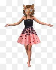 Catperson Cat Person Sticker Emoji,Lady Cat Emoji