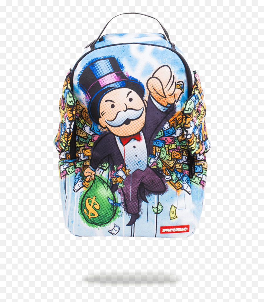 Monopoly Money Wing - Monopoly Sprayground Money Wings Backpack Emoji,Money With Wings Emoji