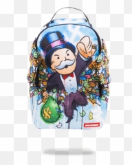 Monopoly Money Wing - Monopoly Sprayground Money Wings Backpack Emoji,Money With Wings Emoji