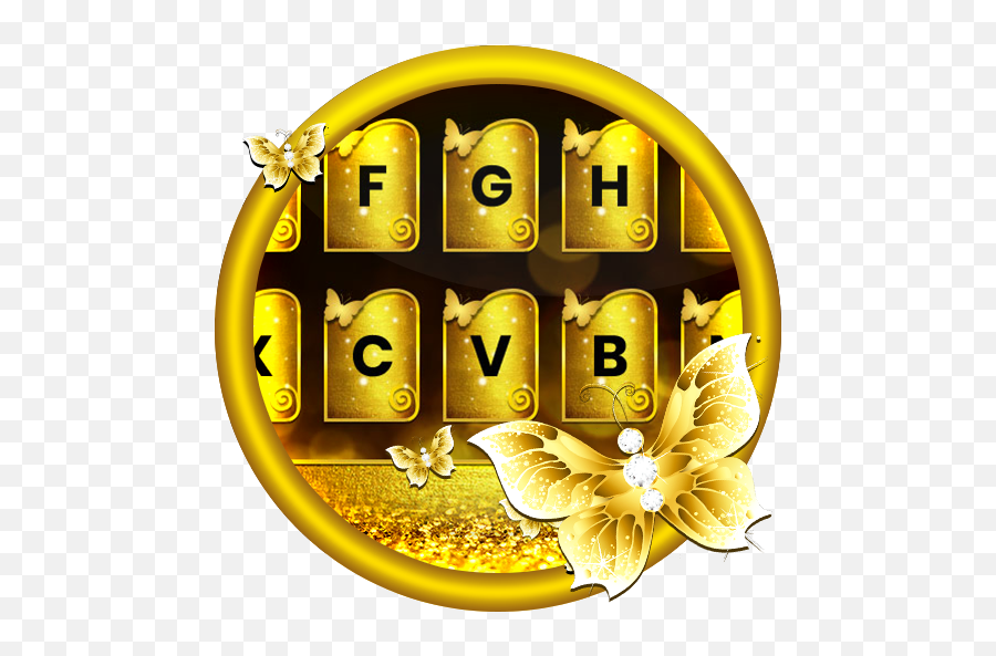 Gold Butterfly - New Year Emoji,Emojis Bonitos Gold Butterfly - New Year Emoji,Emojis Bonitos