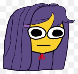 Poker Face Yuri Emoji - Fictional Character,Headscratch Emoji