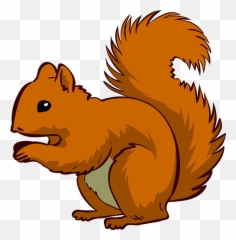 Squirrel Clipart - Clip Art Squirrel Emoji,Red Squirrel Emoji