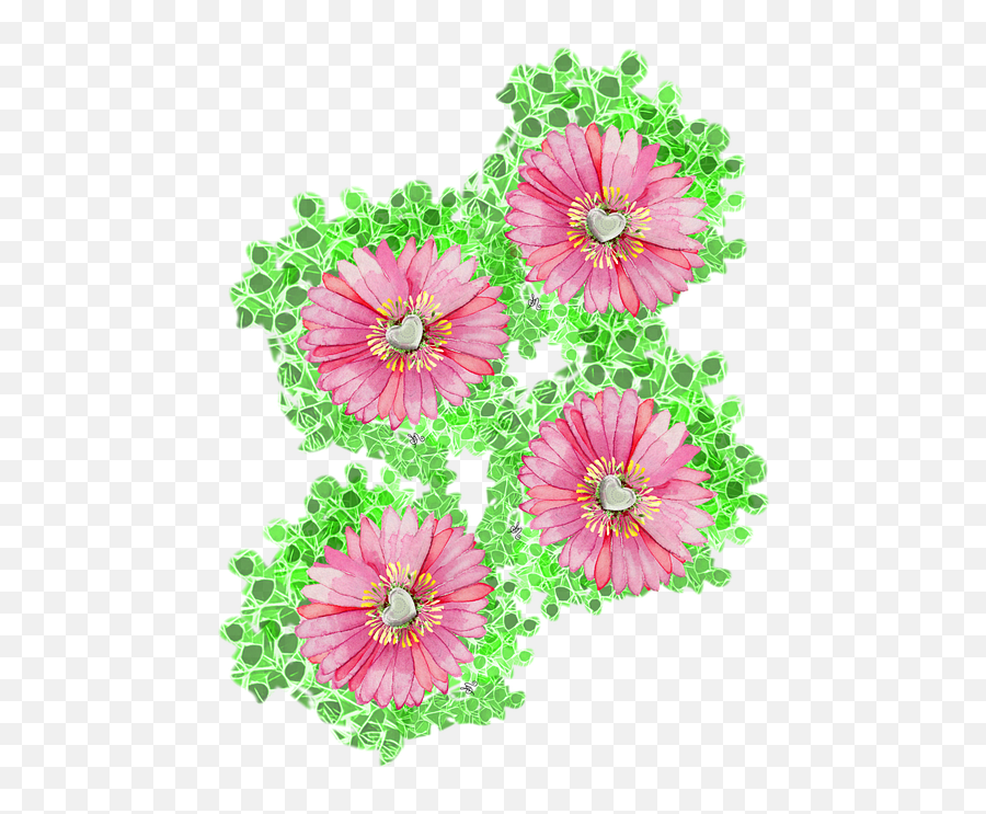 Spring Floral Flowers Pattern Pink - Floral Emoji,Spring Emotion