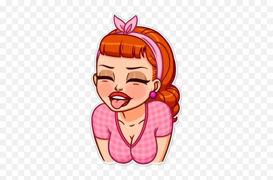 Pinup - Girl Whatsapp Emoji,Jumin Emojis