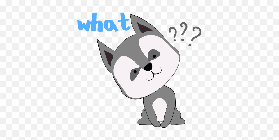 Husky Dog Emoji U0026 Sticker By Tien Ti Tung - Fictional Character,Husky Emoji