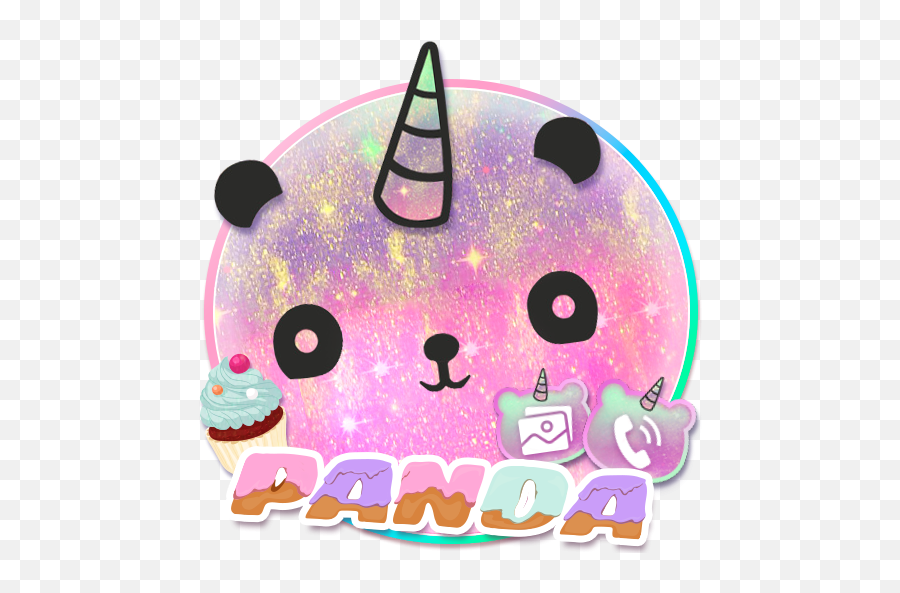 Unicorn Panda Galaxy Themes Hd Wallpapers - Girly Emoji,Unicorn Emoticons