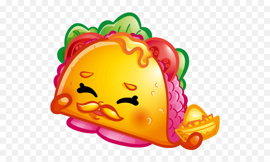 Pin On Shopping Emoji 2 - Shopkins Coloring Pages Taco,Ten And Umbrella Emoji