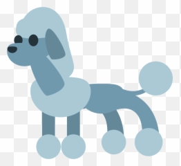 Poodle Emoji Clipart - Dot,Poodle Emoji