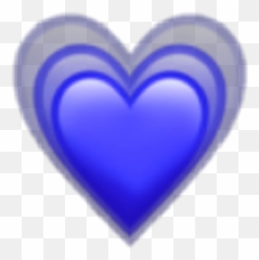 Iphone Blue Heart Emoji Sticker By Stuffbybryan - Girly,Blue Heart Emoji Png