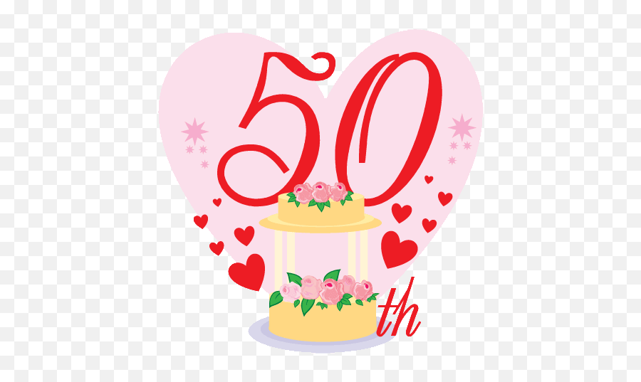 Wedding Anniversary Symbols List - 50th Marriage Anniversary Clipart Emoji,Wedding Anniversary Emoticons