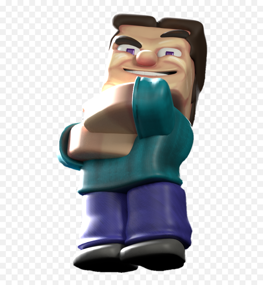 Grotesque Steve Smash Bros Render - Steve Reveal Trailer Emoji,Minecraft Birthday Steve Emoji