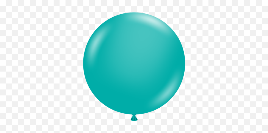 36 Tuf Tex Teal Round Latex Balloon 1ct 3649 - Double Stuffed Balloon Brown Emoji,Sesame Street Count Numbers Emoticon