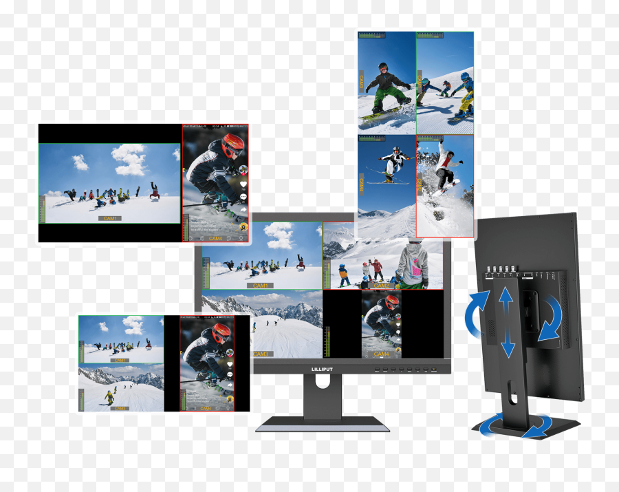 China Pvm220s215u201d Live Stream Quad Split Multiview Monitor - Personal Computer Emoji,2ch Emoticon