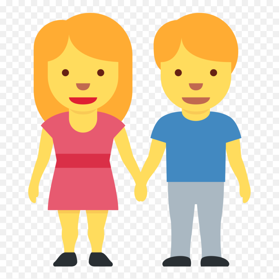 Mujer Y Hombre De La Mano Emoji - Man And Woman Holding Hands Emoji,Banderin Fiesta Emojis