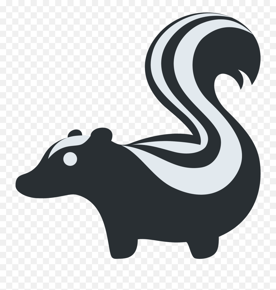 Skunk Emoji Clipart - Skunk Emoji,Critter Emoticons Free